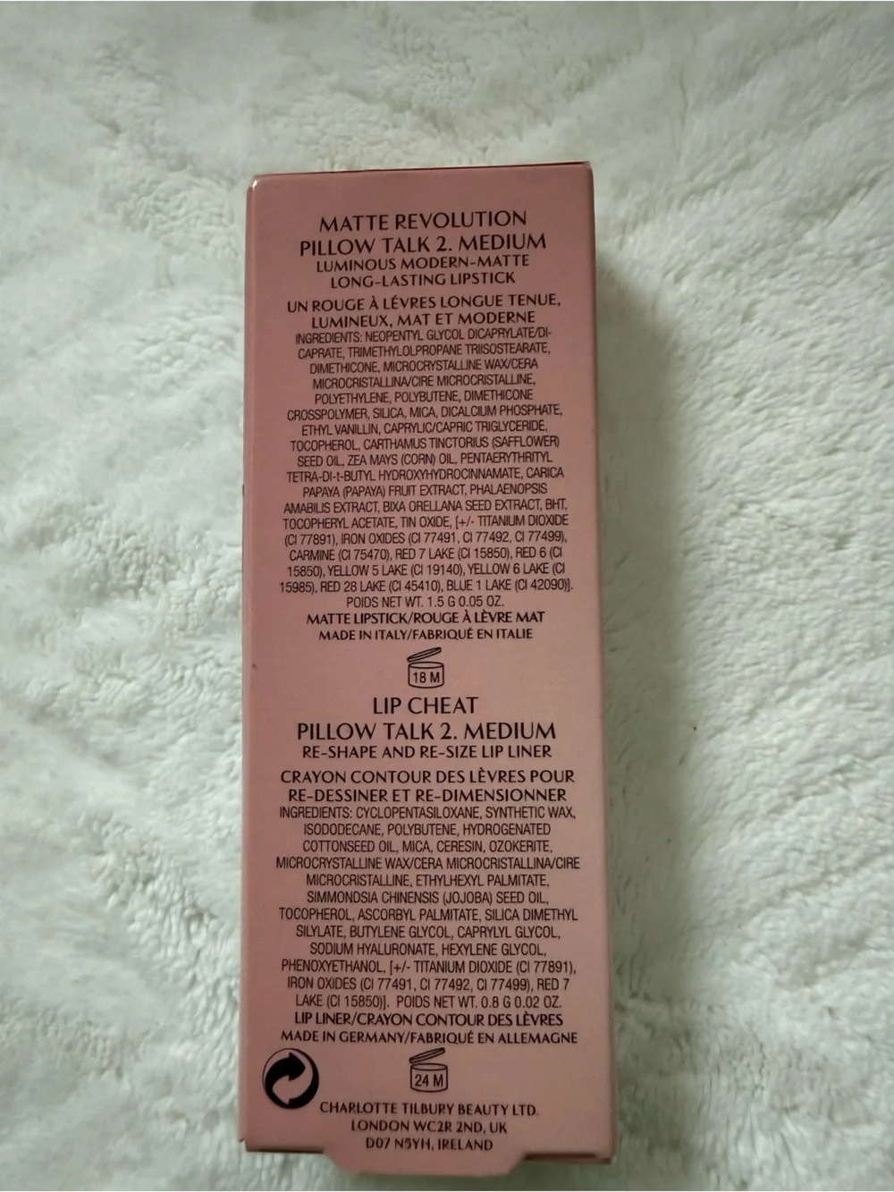 Charlotte Tilbury Pillow Talk Lip Kit - Mauve Rose